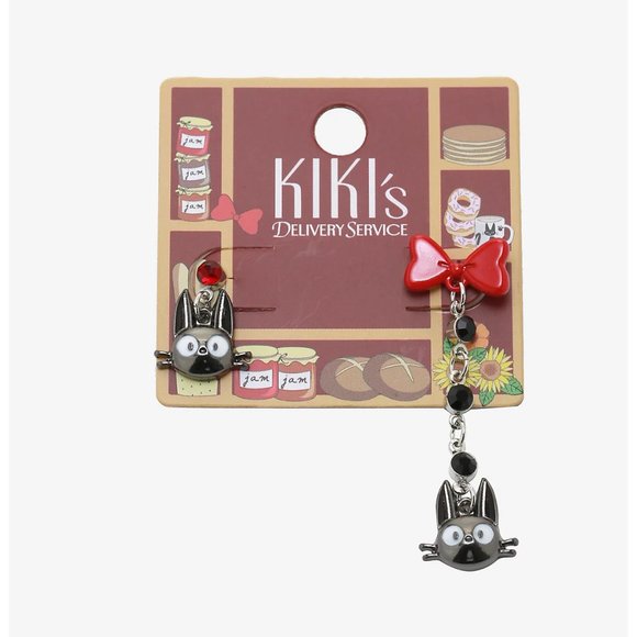 Studio Ghibli Jewelry - Kiki Delivery Service Jiji Cat Earring